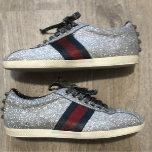 Gucci glitter shoes